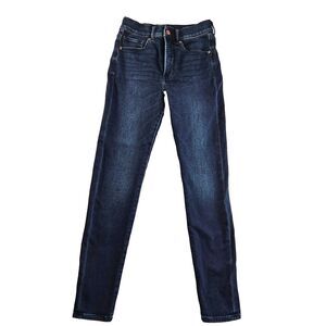 EXPRESS Womens Jeans Women R2 Blue High Rise Stretch Skinny Classic Preppy Retro